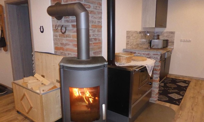 Schofweg Apartment | Cozy vacation home (70 sqm) with fireplace and infrared sauna for up to 5 people