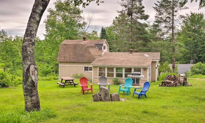 Lisbon House | Cozy White Mountains Getaway with Wood Fire Pit