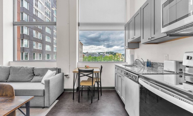 Cultural District Apartment | CozySuites - Press House