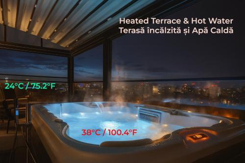 Bucharest City-Centre Apartment | Crown Penthouse - Luxurious, Spa & Vista , by Uni88 ApartHotel