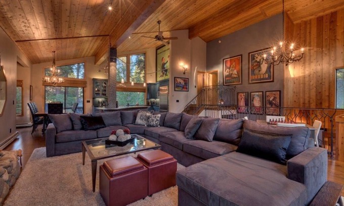 Lake Forest Cabin | Custom Eclectic Remodel, Private Hot Tub, Close to Alpine Meadows, Sleeps 10
