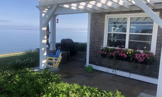 Malignant Cove Villa | Custom Seaside Year Round Getaway Watch Whales Sailboats Sunsets