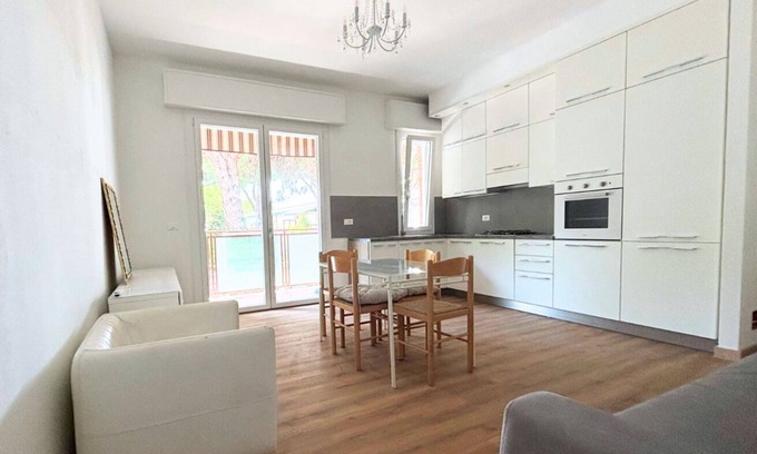 Pinarella Apartment | CV016 - Cervia, new three-room apartment with parking space 100m from the sea