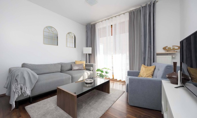 Mokotow Apartment | Cybernetyki 13 | Unique Apartment | Parking