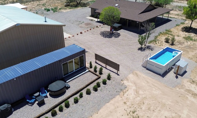 Cornville House | Dark Sky Ranch Home + Casita, Sauna, Hot Tub, King Beds, BBQ, Mountain Views!