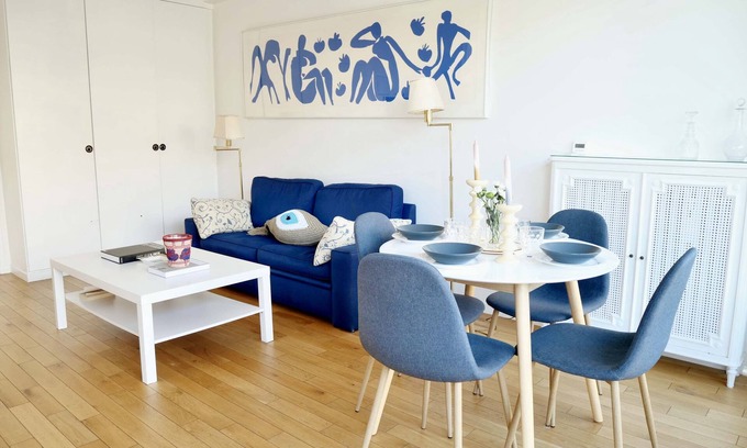 Deauville City Centre Apartment | Deauville Plage - Balcon, Vue Mer & Ville à pied