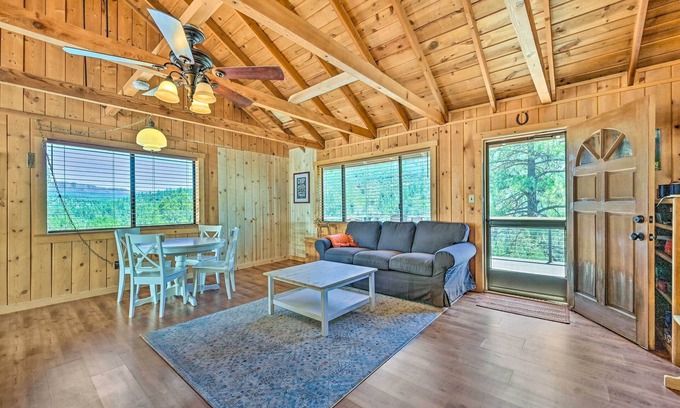 Payson Cottage | Deck & Mogollon Rim Views: Secluded Payson Cabin