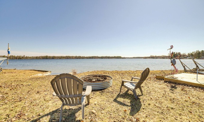 Long Lake Cottage | Deck & Scenic Views: Lakefront Cottage in Hale!