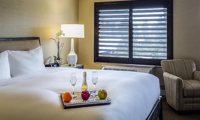 Cupertino Hotel | Deluxe 1 King Room at Cupertino Hotel, Onsite Swimming Pool, Free Parking!