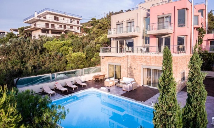 Palaia Fokaia Apartment | Deluxe Maisonette With Shared Pool 2#