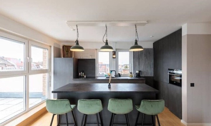 Mitte Apartment | Designer-penthouse, Panorama