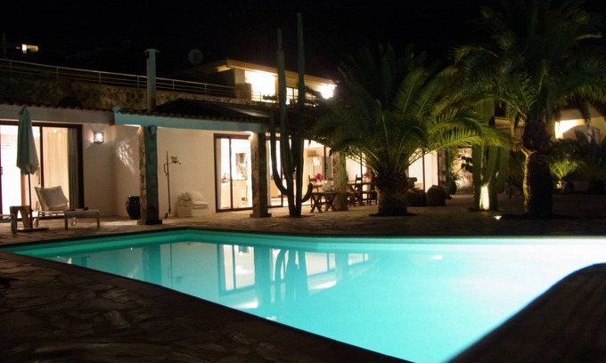 Mogan Villa | Detached, modern villa with heated pool and stunning sea views