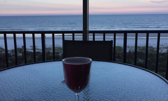 Crescent Beach Condo | Direct Beachfront at Crescent Beach, Atlantic Ocean, Matanzas River