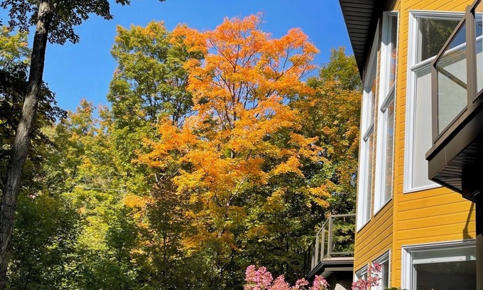 Bromont Ski Chalet | Directly in the mountain for calm and lots of activities