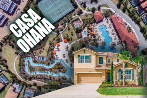 Loughman House | Disney Themed Home with PRIVATE HEATED POOL and Community Water Park