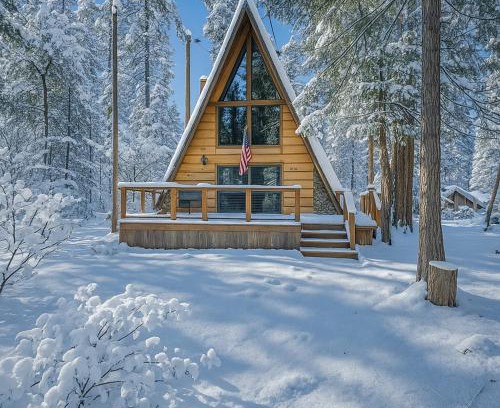 Sierra Cedars House | Dogwood Peak Mid-century A-frame With Ac Style