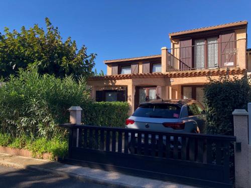 Portiragnes-Plage Villa | Domaine de vacances à 600m de la plage animations piscines en supplément villa climatisée 3 chambres 5 à 7 couchages WIFI LRPDSG12