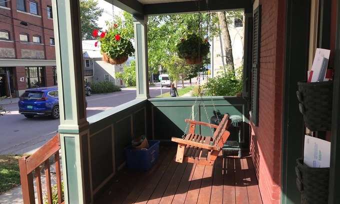 Burlington Apartment | Downtown duplex with yoga room, 1 block from Lake Champlain