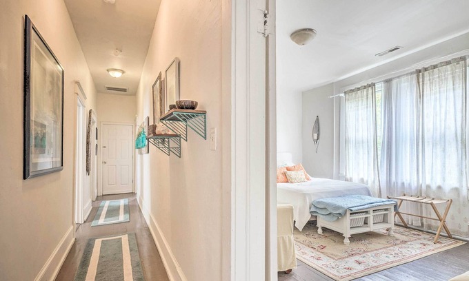 Wilmington Historic District Apartment | Downtown Wilmington Apartment - 4 Miles to UNCW!