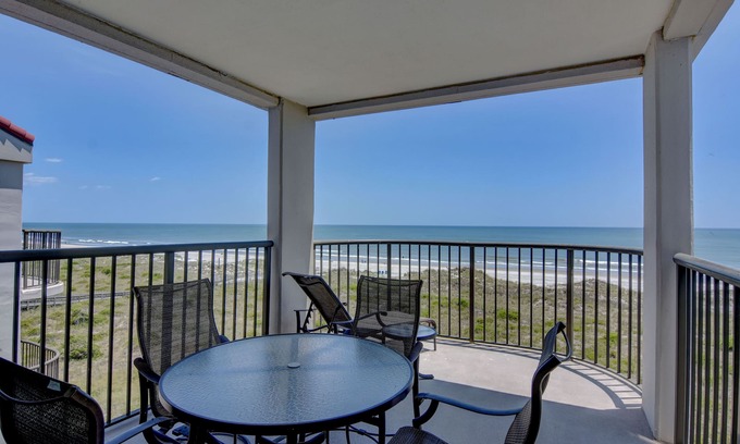 Shell Island Condo | DR 2409 – Enjoy the pool, tennis and the beach from this oceanfront condo