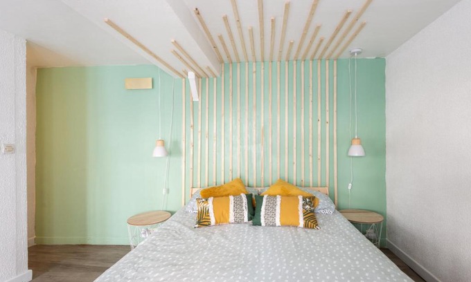 Wazemmes Apartment | Duplex d’exception : Green & Wood proche centre Lille Wifi HD