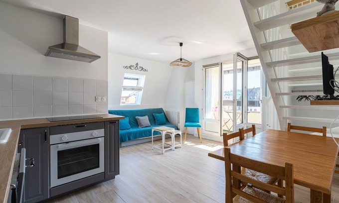 Villers-sur-Mer Apartment | Duplex du bord de mer - Appt à 50m de la plage