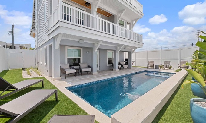 St. Augustine Beach House | E Komo Mai - Pool, Elevator, Roof Deck Views