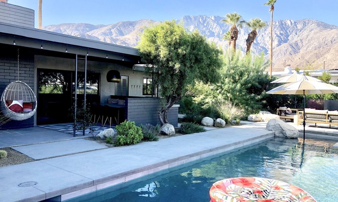 Chino Canyon House | Earthy Desert Luxury + Huge Mountain Views, 2024 PS Modernism Week Featured Home