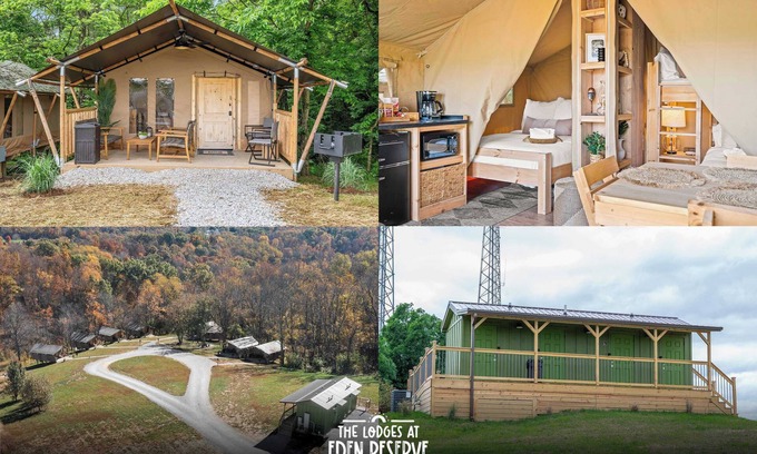 Williamstown RV Rental | Eden Reserve Glamping Tents - All 8 Tents!