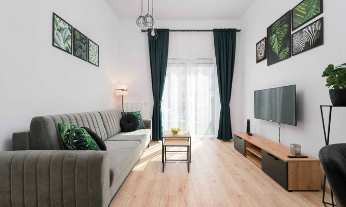 Krzyki Apartment | Edmund Kajdasz 32 | 1 Bedroom | Parking | Terrace