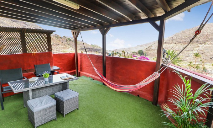 Agaete Apartment | El Risco Double Bed Apart mPoW