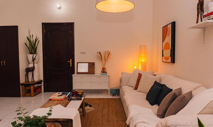 Abu Dhabi Apartment | Elegant Boho Style Studio Haven