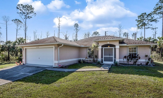 Rural Estates House | Enchanting dog -friendly home with pool, patio, central AC, & washer/dryer