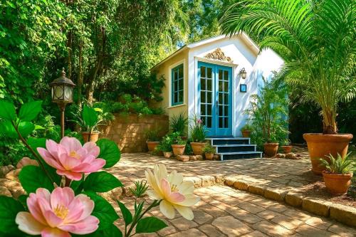 Hollywood Hills West House | Enchanting Private Hollywood Hills Guest House with Tranquil Tree-Top Views, Magical Outdoor Living Room and Patio and Zen Garden, In LA's Most Desirable, Central, Serene Area and Only 2 Minutes from Hollywood Boulevard