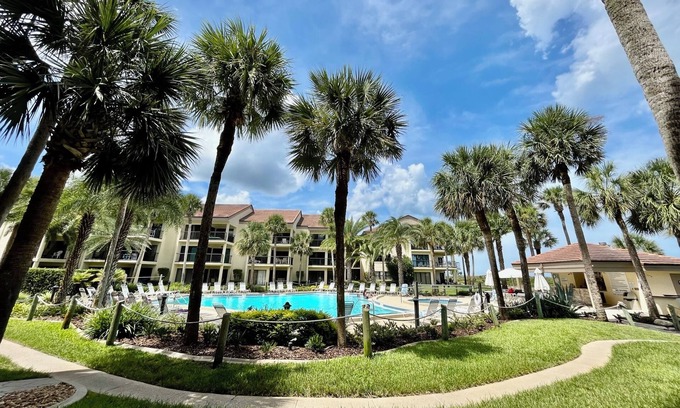 Butler Beach Condo | Enjoy FREE FUN Every Day during your stay in this spacious Gold-rated condo perfect for enjoying the beautiful Florida weather.
