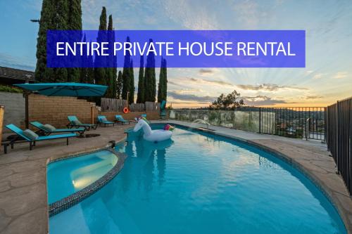 Rancho San Diego House | Entire Private 4BR 2Bth, Pool, View, 4 Parking, King Bed, Big Yard