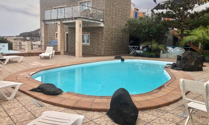 Villa de Mazo Villa | In front of the sea with pool and Jacuzzi with sea water, both