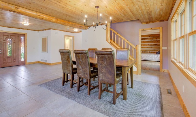 Cass County Cabin | Escape to Luxury: 77-Acre Riverfront Estate, with Outdoor Activities, Sleeps 18