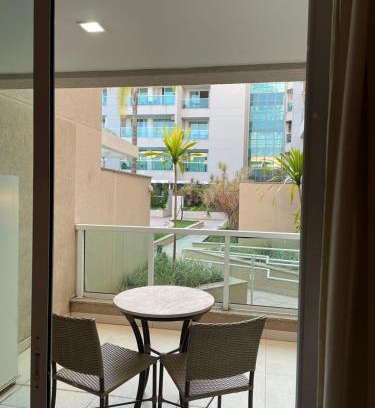 Brasilia Apartment | Estiloso Flat Brisas do Lago com terraço