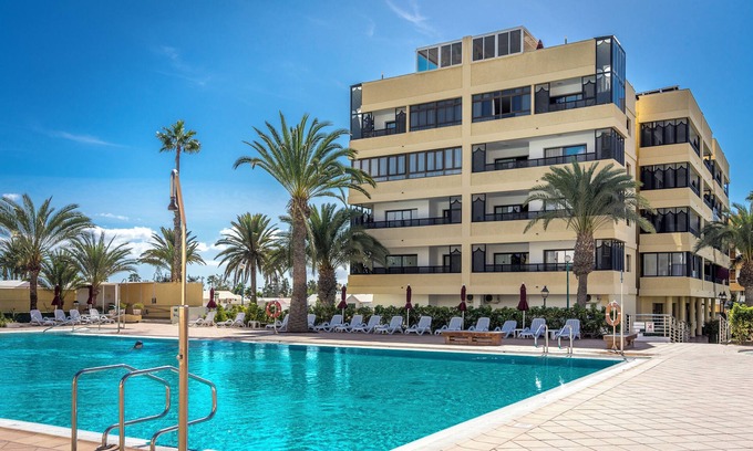 Playa del Ingles Apartment | Excelsior I Casa LEX Ocean&Sunrise Views Steps to Beach&Dunes Terrace Pool