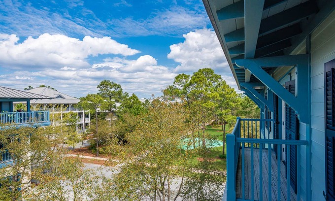 Watercolor Condo | Fall Stays Available! Location! Location! Town Center right out front door! Park Views!