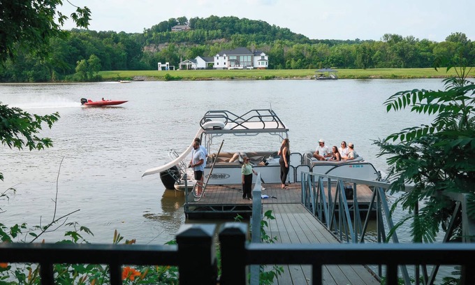 Bellevue House | Fam & Pet Friendly Riverfront Home w/Private Dock