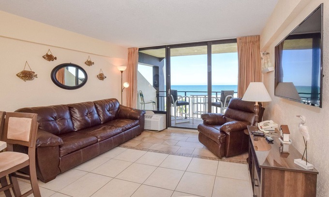 Daytona Beach Shores Condo | Family-friendly Amazing Ocean Front True One Bedroom Sleeps 6 SPRING MEGA SALE!