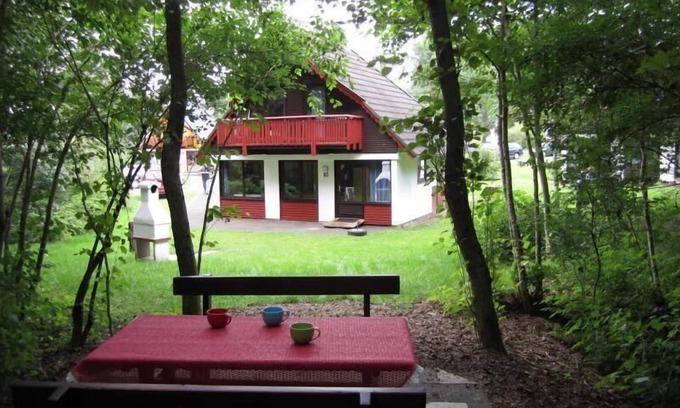 Feriendorf Silbersee House | Family-friendly holiday home with fireplace