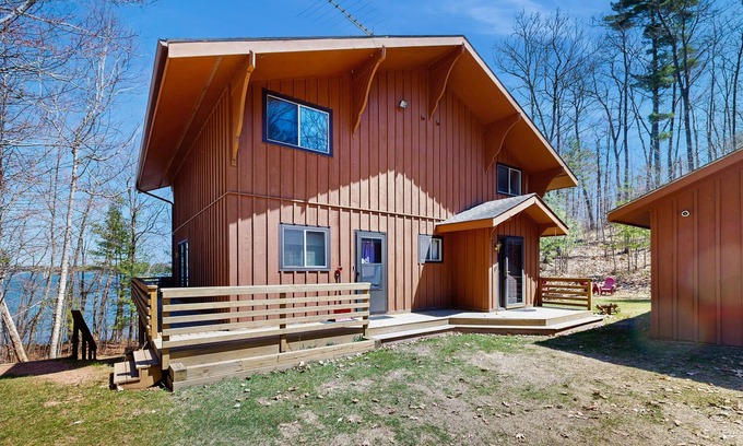Land O Lakes House | Family-Friendly, Lakefront home w/Dock/Deck/Firepit/Central AC/Private W/D/WiFi