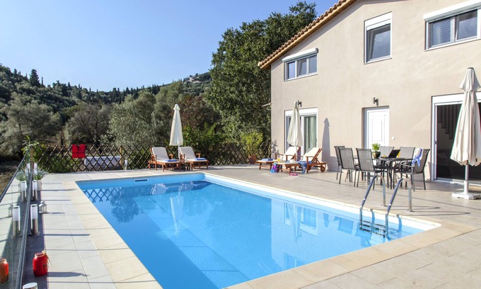 Lygia Villa | Family Friendly Villa Manos with Private Pool and BBQ