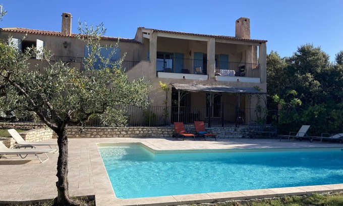 Mollans-sur-Ouveze House | Family home with view of Mont Ventoux and private pool