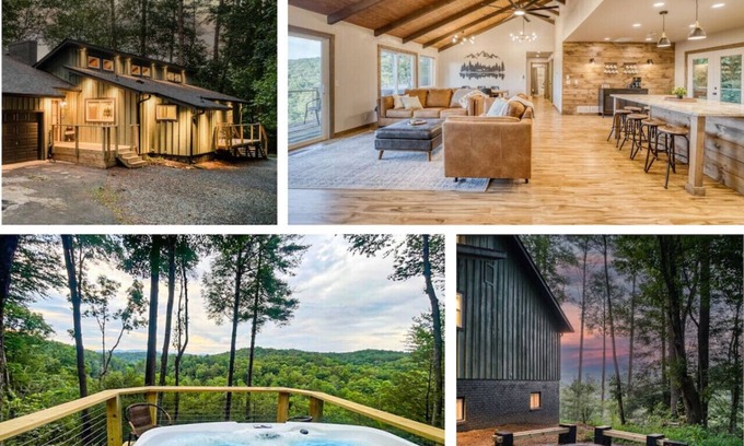 Ellijay Cabin | Family Lodge | Hot Tub-Theater-Game Room-Fire Pit