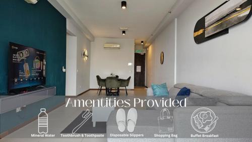 Tanjung Bungah Apartment | Family Seaview Suite with 3 Rooms by The Only Bnb