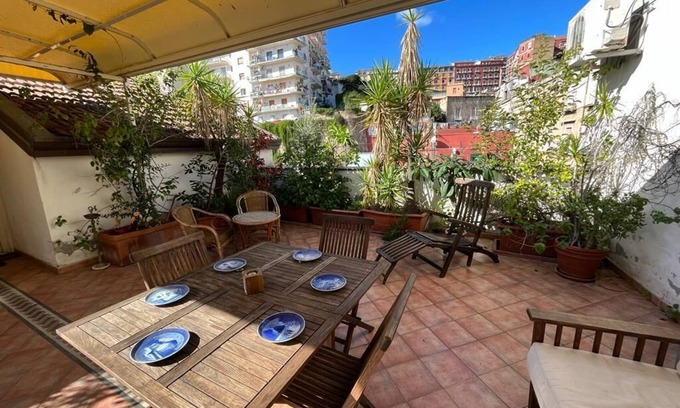 Montecalvario Apartment | Fan Terraced Panoramic Rooftop in the Historic Center
